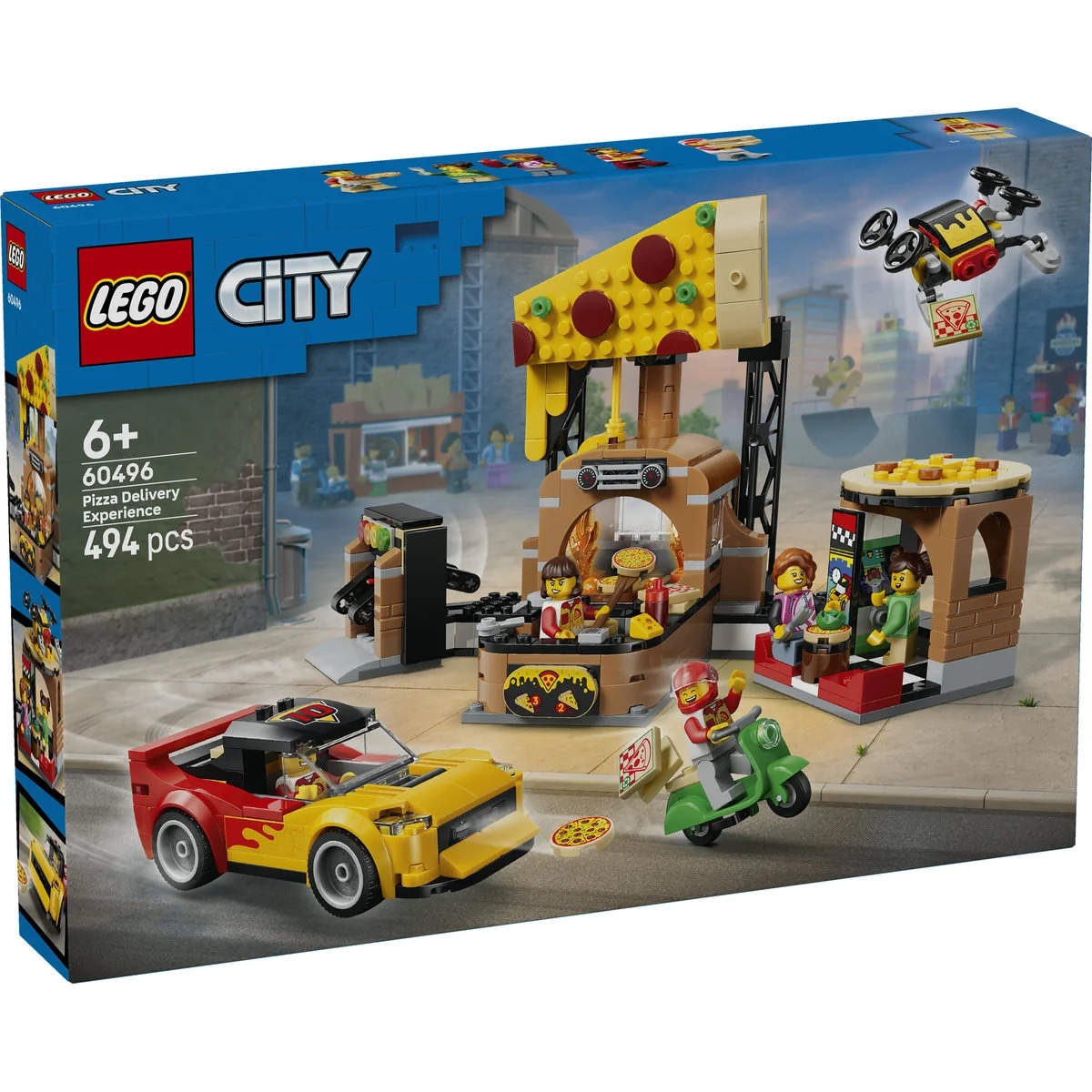 LEGO City Pizzeria s dostavnim vozilom 494 pcs Akcija u trgovini Konzum