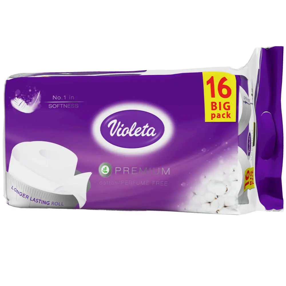 Toaletni papir Violeta Premium 16 rola u pakiranju Akcija u trgovini Interspar