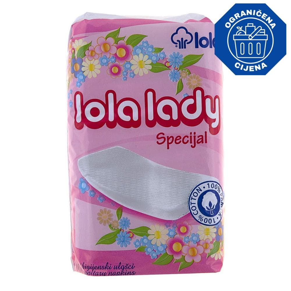 lola lady higijenski ulošci Specijal 10 kom. Akcija u trgovini Dm