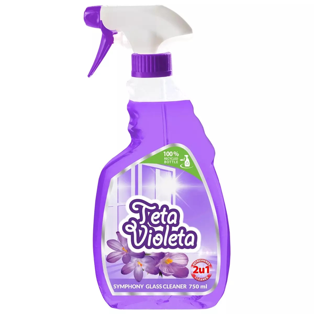 Violeta Sredstvo za čišćenje stakla 750ml + 750ml - Akcija u trgovini Konzum