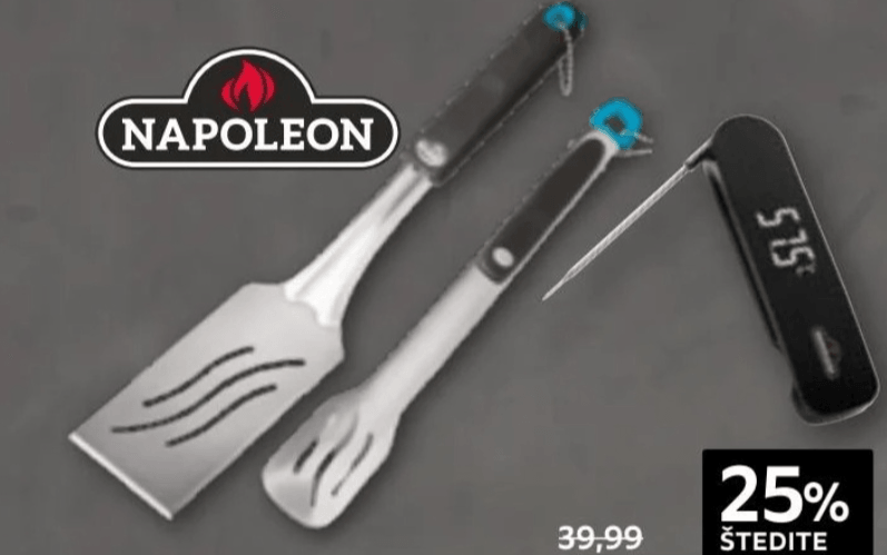 Pribor za roštilj NAPOLEON - Akcija u trgovini Lesnina