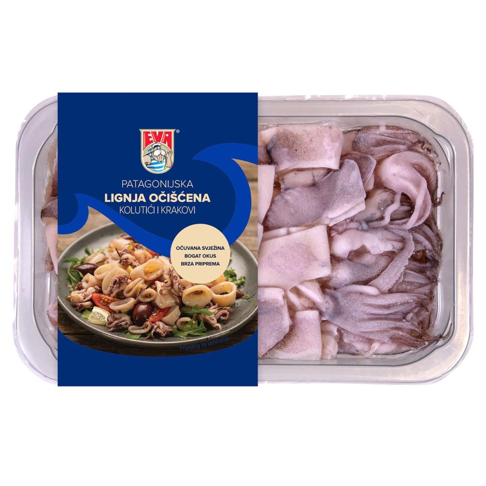 Lignja kolutići i krakovi Eva 400 g - Akcija u trgovini KTC