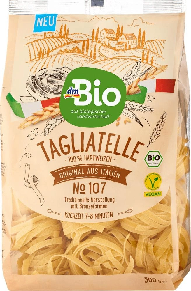 dmBio tjestenina tagliatelle 500 g Akcija u trgovini Dm