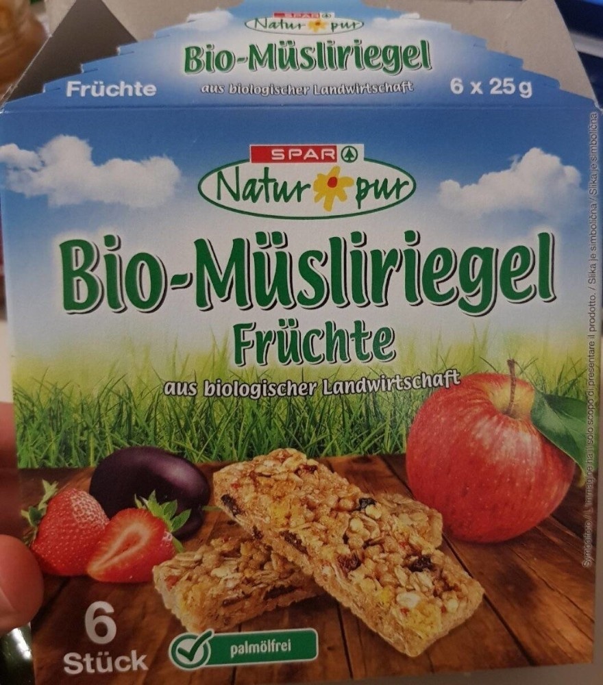 Natur pur Müsli pločica 6 x 25 g - Akcija u trgovini Spar