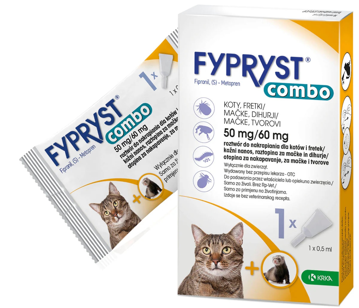 Fypryst Combo 1 x 0,5 ml Krka - Akcija u trgovini Pet Home