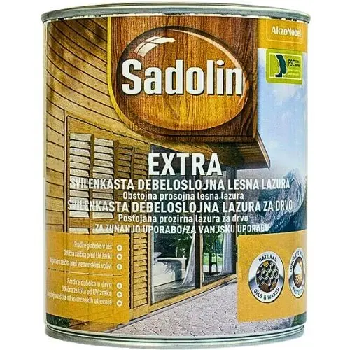 Sadolin Extra debeloslojna lazura za drvo 750 ml Akcija u trgovini Bauhaus