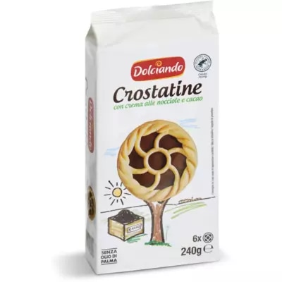 Dolciando mini pite Crostatine s čokoladom 6 kom, 240 g Akcija u trgovini Eurospin