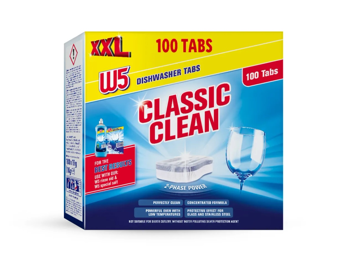 W5 Tablete za perilicu posuđa 100 kom Akcija u trgovini Lidl