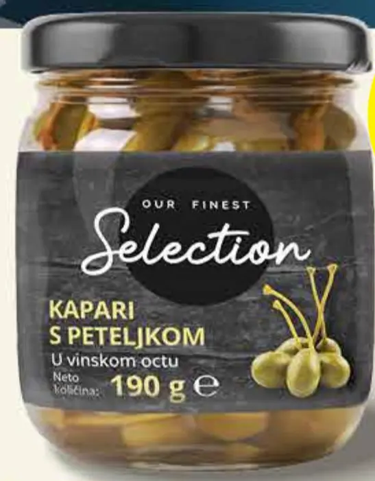 Selection Kapari s peteljkom 190 g Akcija u trgovini Plodine