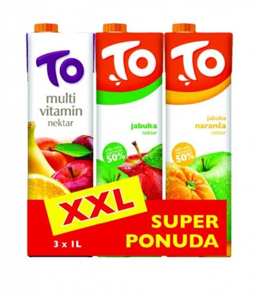 To sok 3x1 L Akcija u trgovini Kaufland