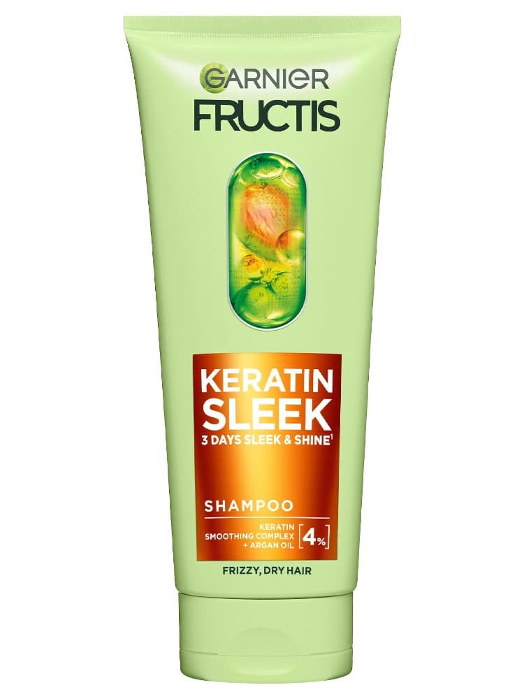 Garnier Fructis Keratin Sleek šampon za kosu 200 ml Akcija u trgovini Dm