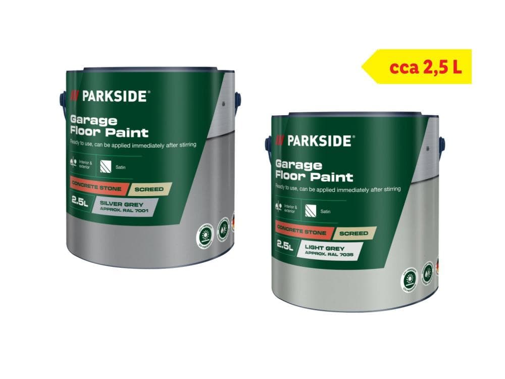 Parkside premaz za podove garaža cca 2.5 l Akcija u trgovini Lidl