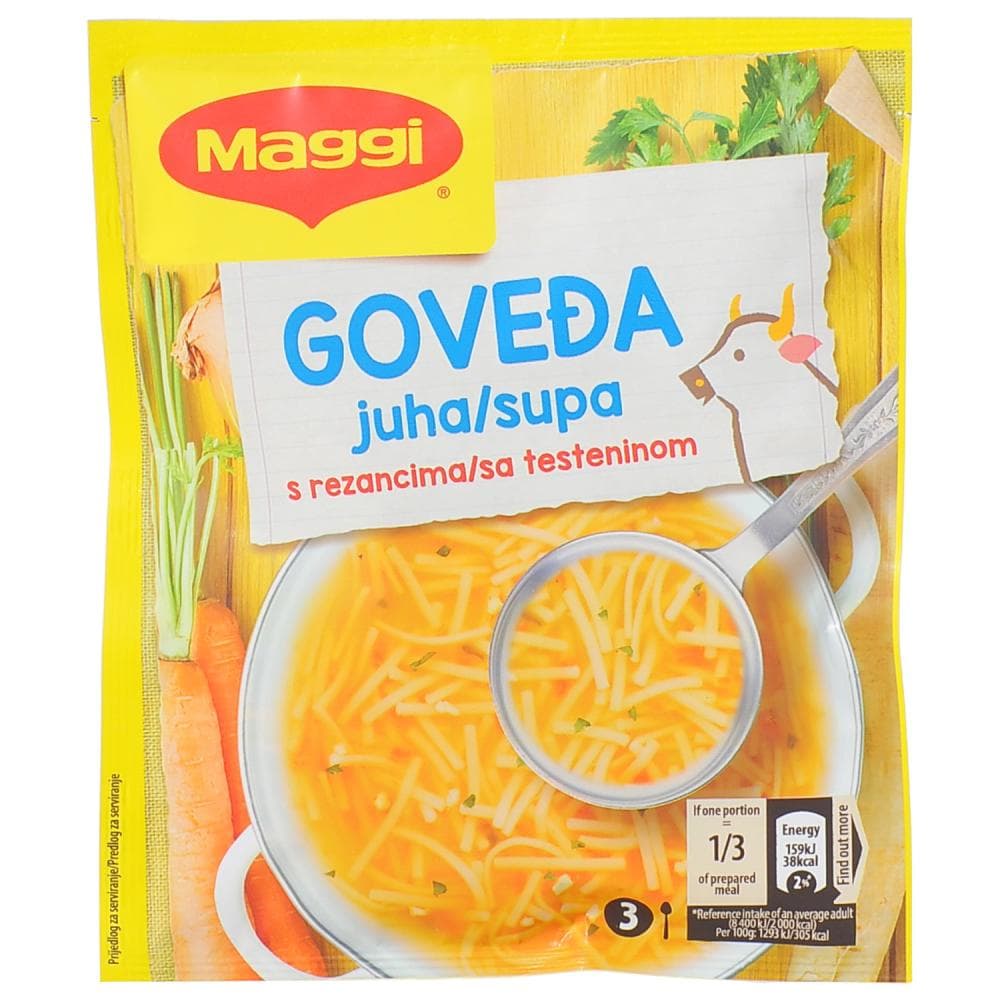 Maggi juha pileća, goveda 37 g Akcija u trgovini Bakmaz