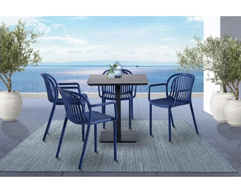 Vrtni set stol SECCO + 4x stolica NERO - Akcija u trgovini Harvey Norman