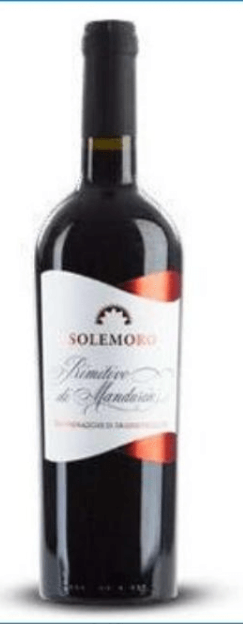 Vino Primitivo Manduria DOP 750 ml Solemoro - Akcija u trgovini Eurospin