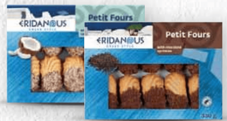 ERIDANOUS Petit Four keksi 330 g - Akcija u trgovini Lidl