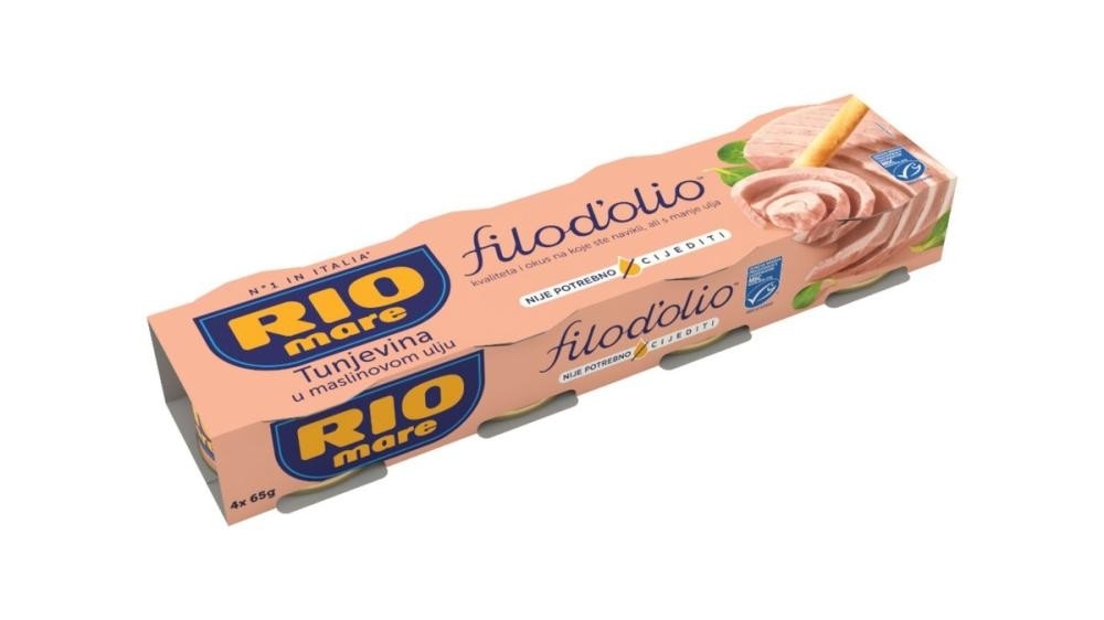 Rio Mare tuna filodolio s manje ulja 4 x 65 g Akcija u trgovini Plodine