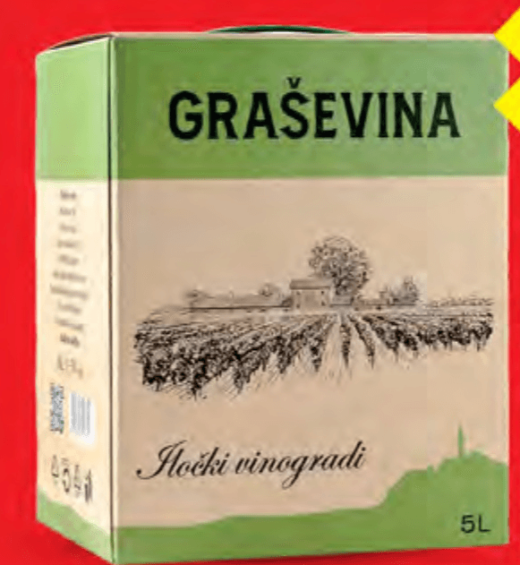 Graševina Ilok 5 L Akcija u trgovini Lidl