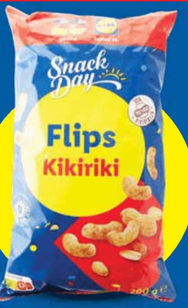 SNACK DAY Flips s kikirikijem 200 g - Akcija u trgovini Lidl