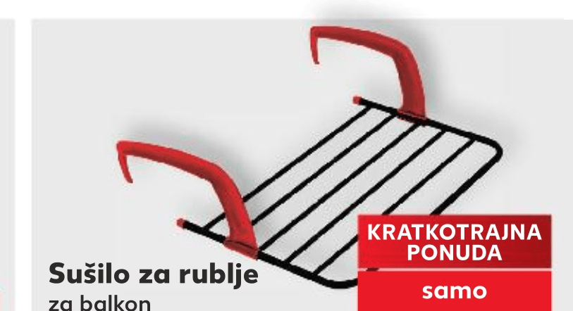 Sušilo za rublje komad - Akcija u trgovini Kaufland