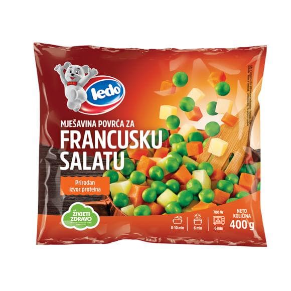 Povrće miješano za francusku salatu Ledo 400 g Akcija u trgovini NTL