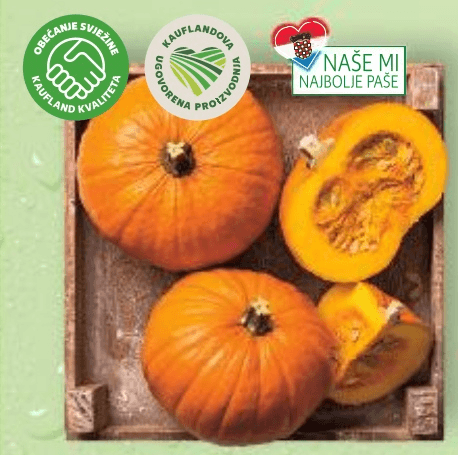 Domaća tikva ukrasna Halloween 1 kg Akcija u trgovini Kaufland