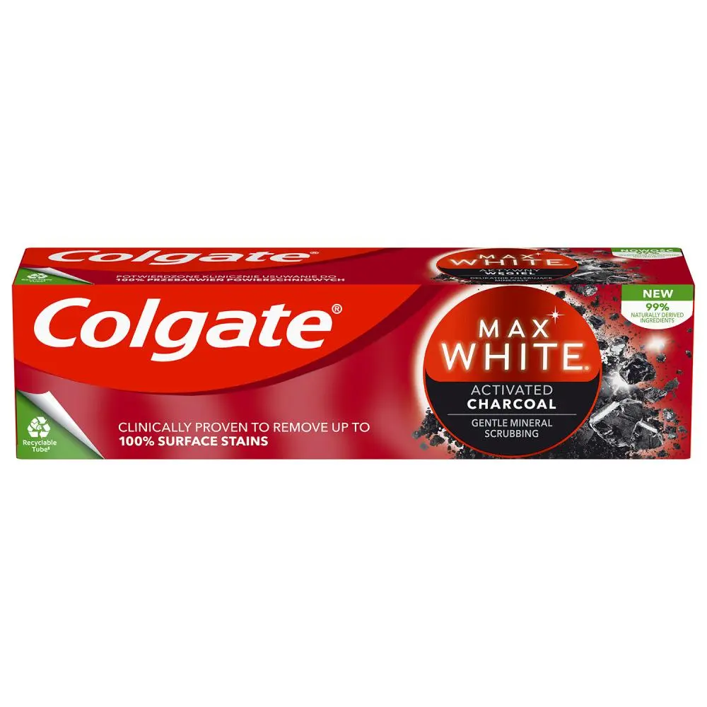 Colgate pasta za zube Max White Activated Charcoal 75 ml Akcija u trgovini Dm