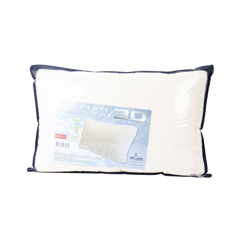 Jastuk Activa Memory 60 x 80 cm Akcija u trgovini Pevex