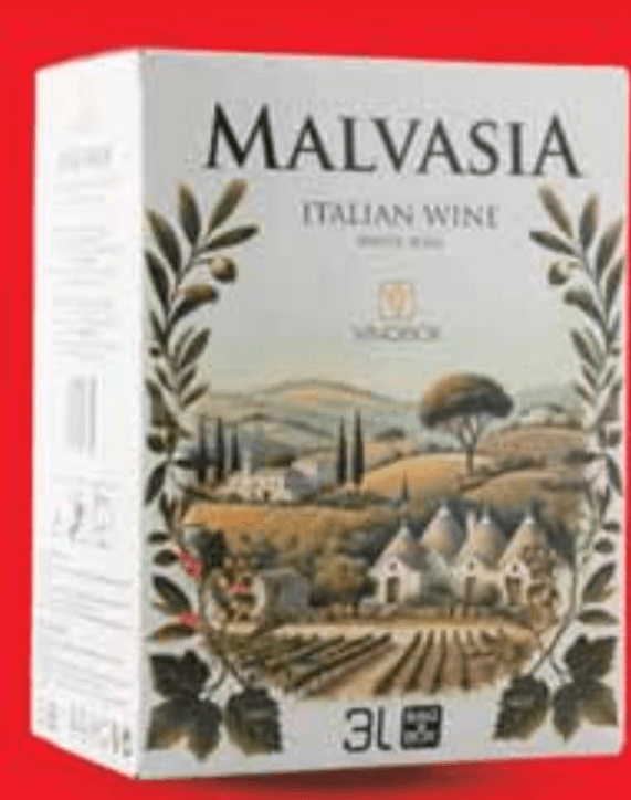 Malvasia Rubicone 3 l - Akcija u trgovini Lidl