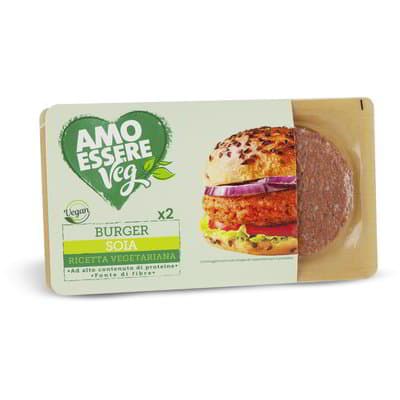 Burger od povrća/soje 200 g AMO ESSERE Veg Akcija u trgovini Eurospin