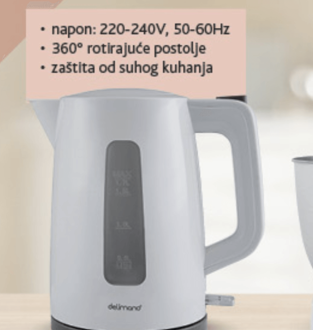 Delimano Kuhalo za vodu - Akcija u trgovini Konzum