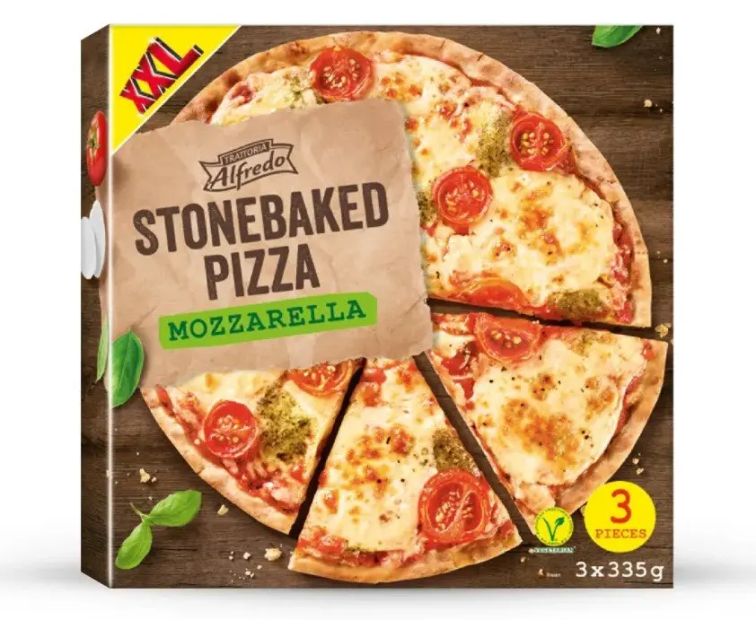 Pizza mozzarella XXL 3 x 335 g Trattoria Alfredo Akcija u trgovini Lidl
