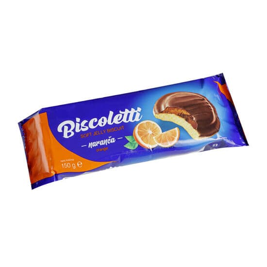 Biscoletti keksi punjeni želom od naranče 300 g Akcija u trgovini Plodine