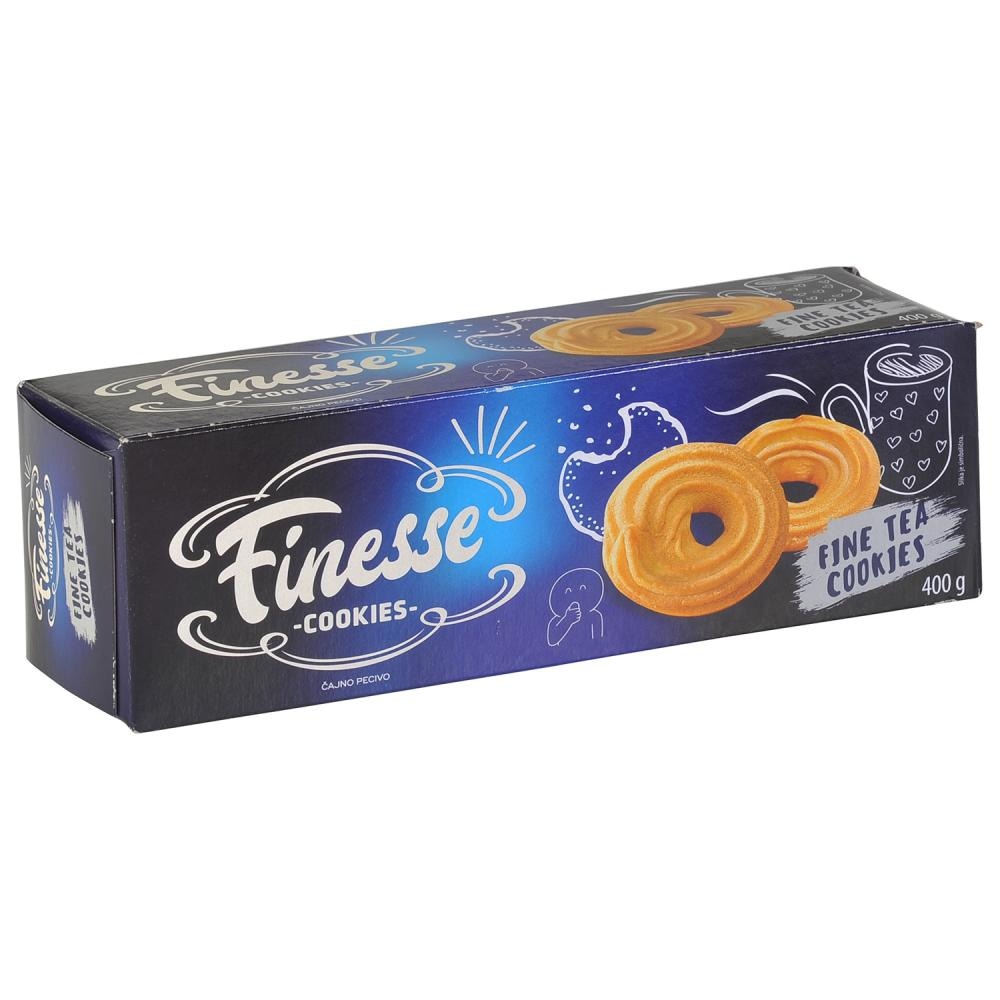 Finesse Zlatni kolutići keks 400g - Akcija u trgovini Konzum