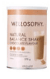 Wellosophy Natural Balance shake s okusom čokolade 21 porcija x 18 g; 378 g Akcija u trgovini Oriflame