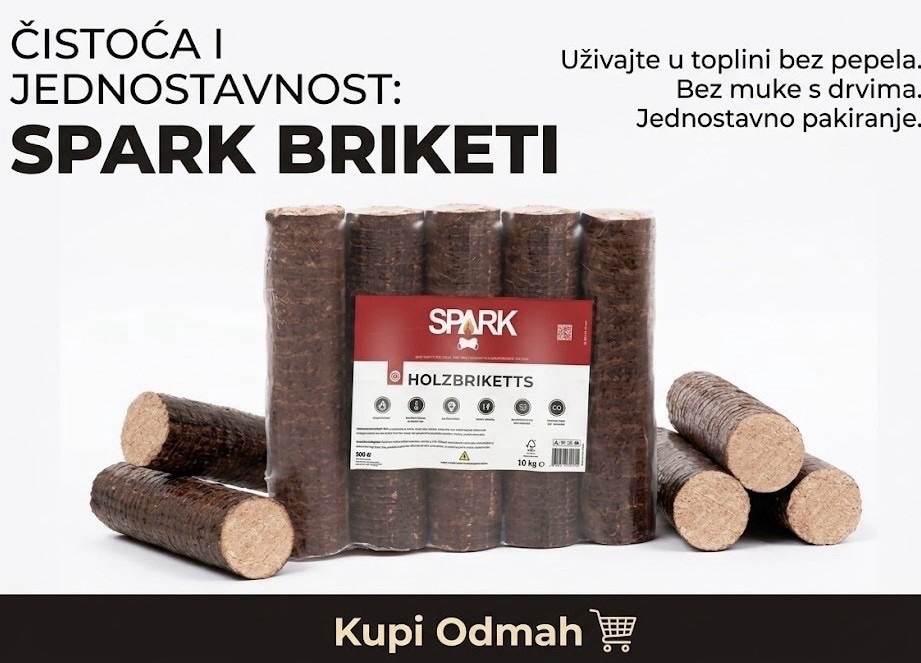 Spark briket bukva 10 kg Akcija u trgovini Vinkoprom