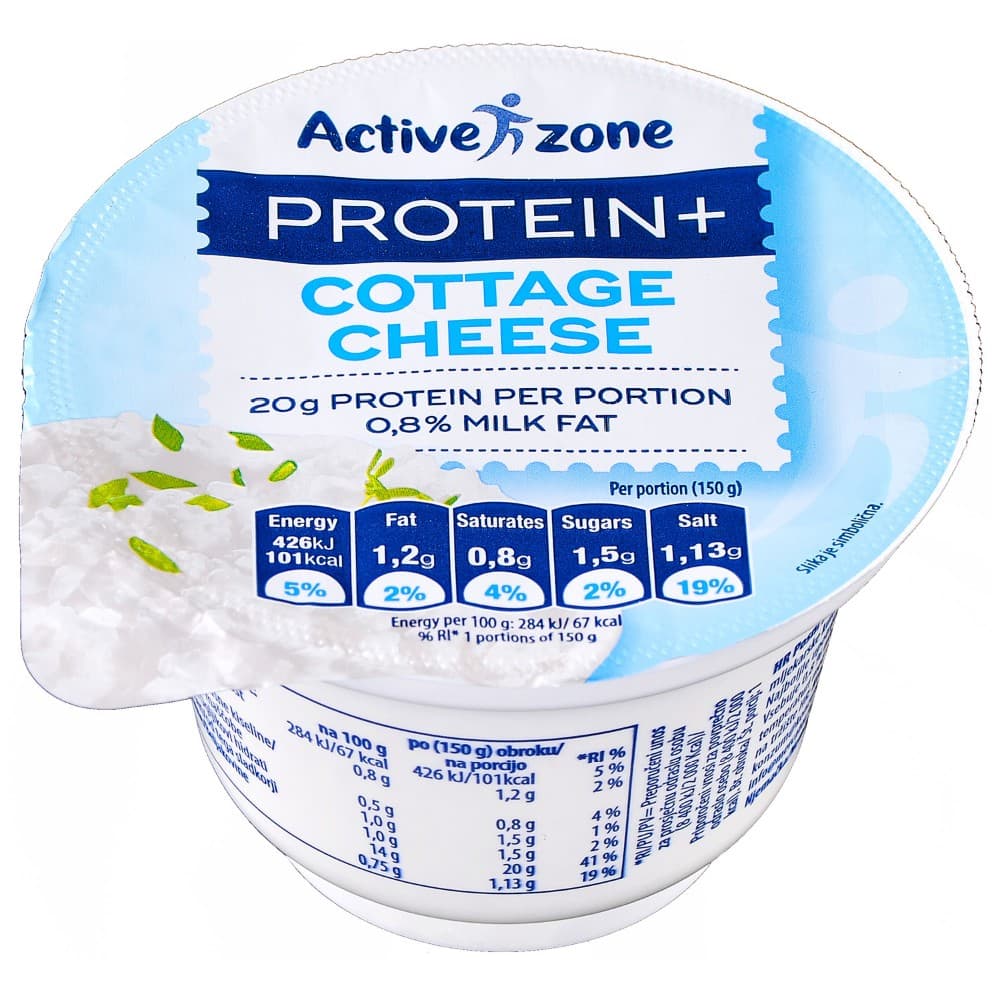 Active Zone Protein zrnati sir 150 g Akcija u trgovini Konzum