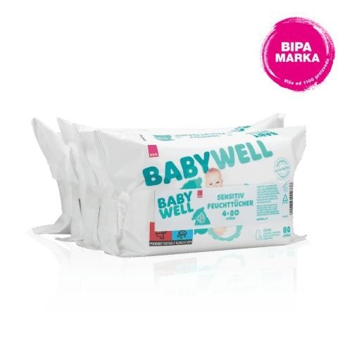 Babywell Vlažne maramice za bebe 3X54 kom - Akcija u trgovini Bipa