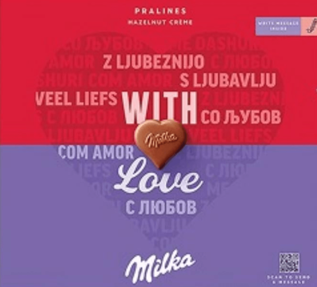 Milka With Love Strawberry Crème 110g - Akcija u trgovini Žabac