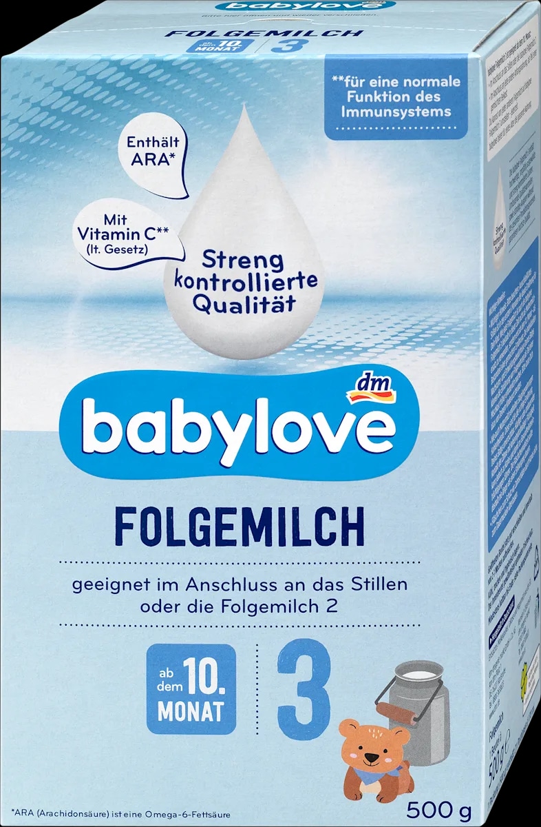 babylove zamjensko mlijeko 3 500 g - Akcija u trgovini Dm