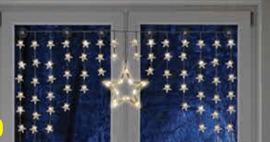 LED zavjesa sa zvijezdicama - Akcija u trgovini Plodine