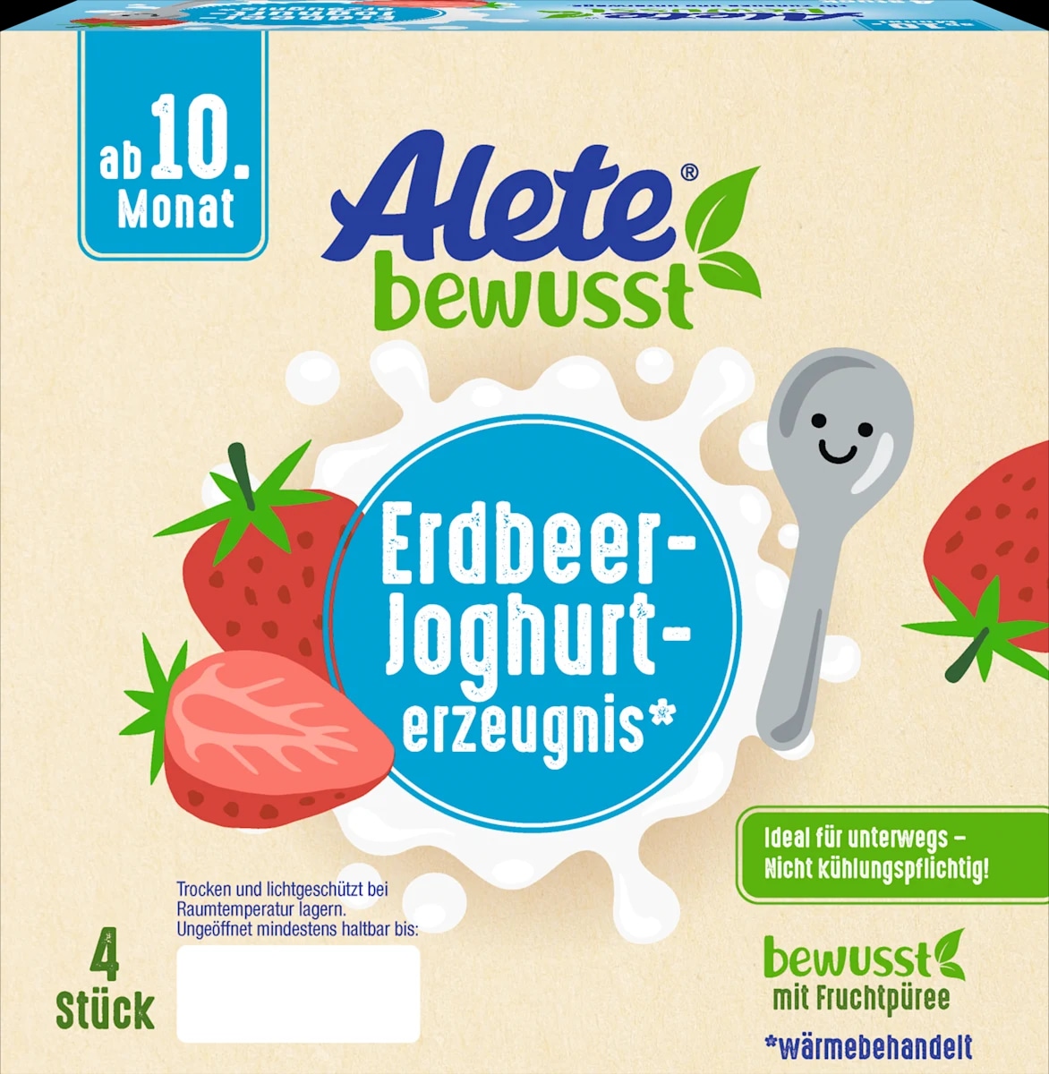 Alete jogurt za djecu Erdbeer-Joghurt-erzeugnis 4x100 g - Akcija u trgovini Mueller