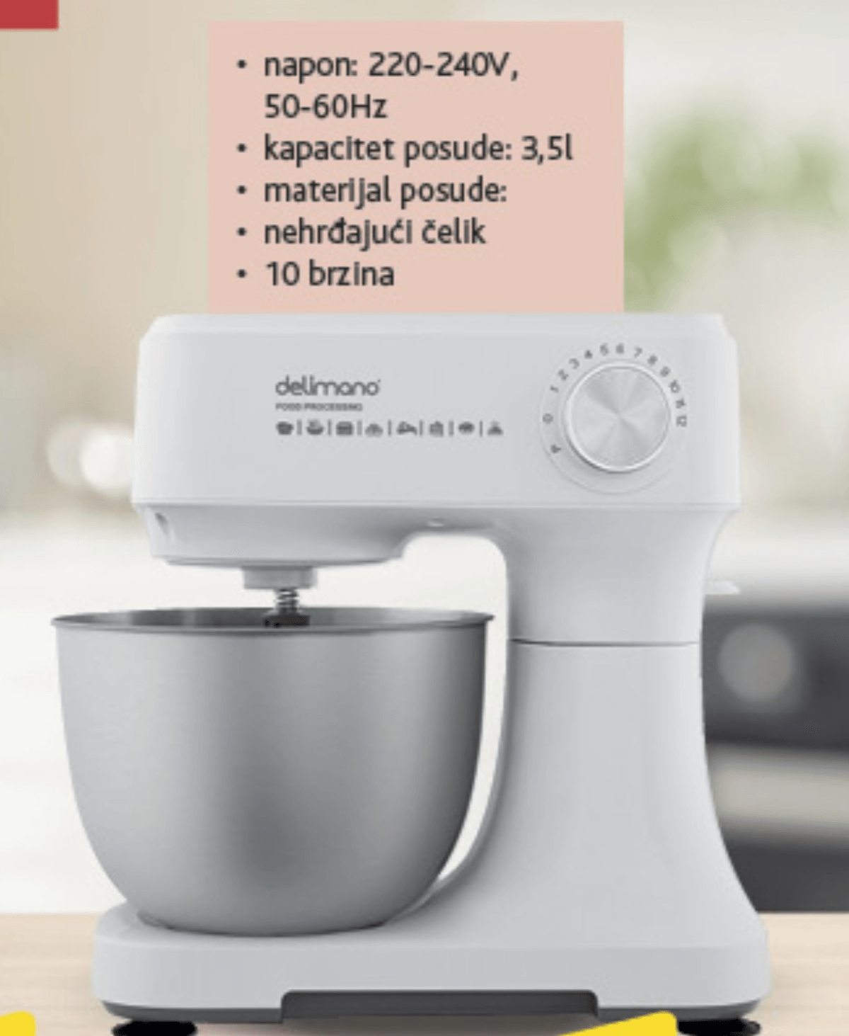 Delimano Kuhinjski robot - Akcija u trgovini Konzum