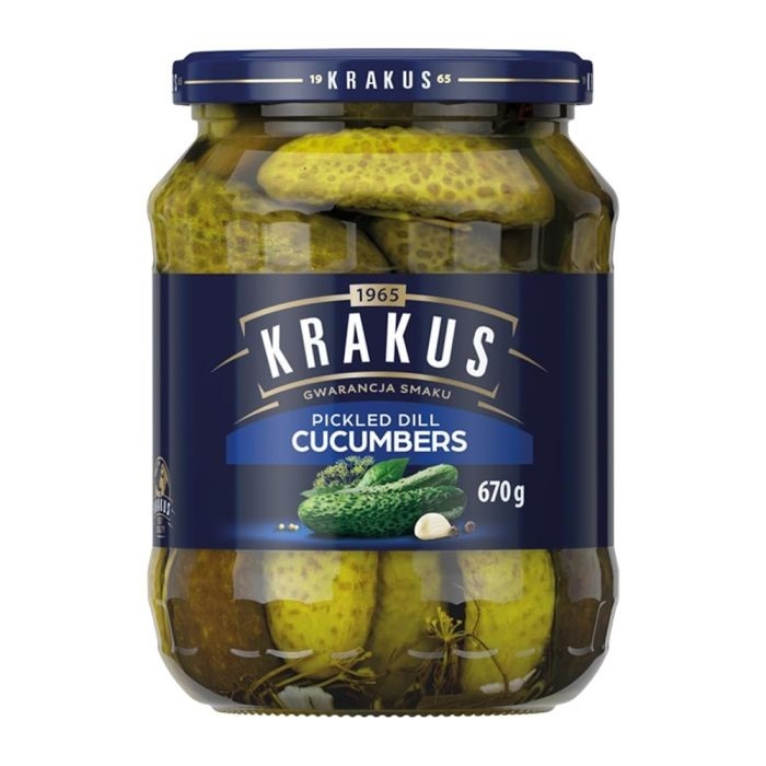 Krakus Kiseli krastavci 670g - Akcija u trgovini Žabac