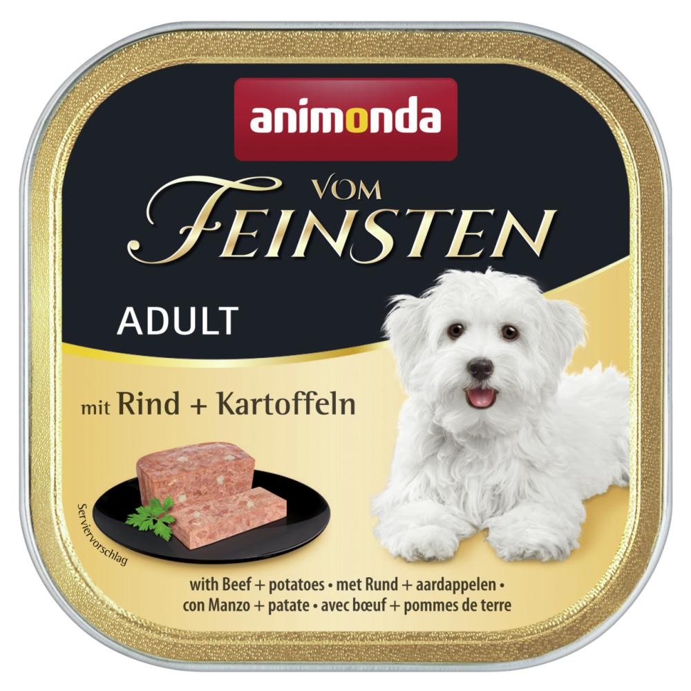 VOM FEINSTEN ADULT mit Rind + Kartoffeln 150 g Animonda - Akcija u trgovini Pet Home