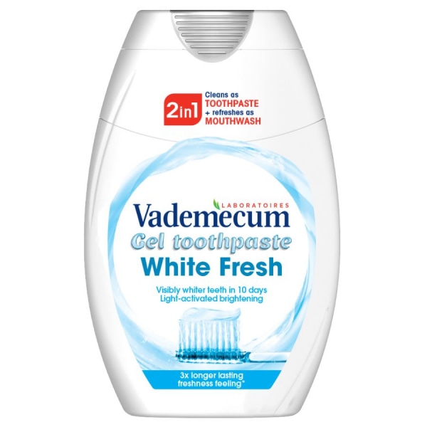 VADEMECUM Pasta za zube white fresh 75ml - Akcija u trgovini Pivac