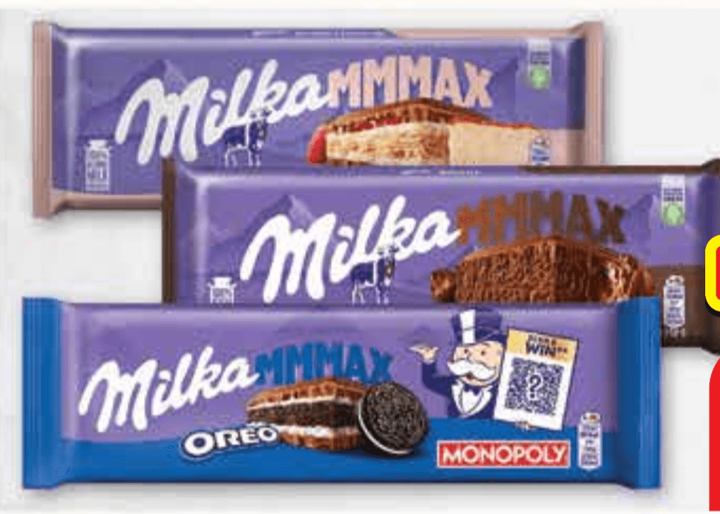 Milka čokolada 250 - 300 g Akcija u trgovini Plodine