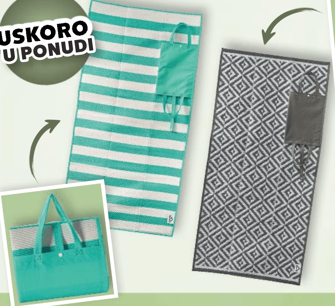 Crivit Ležaljka za plažu 1 komad - Akcija u trgovini Kaufland