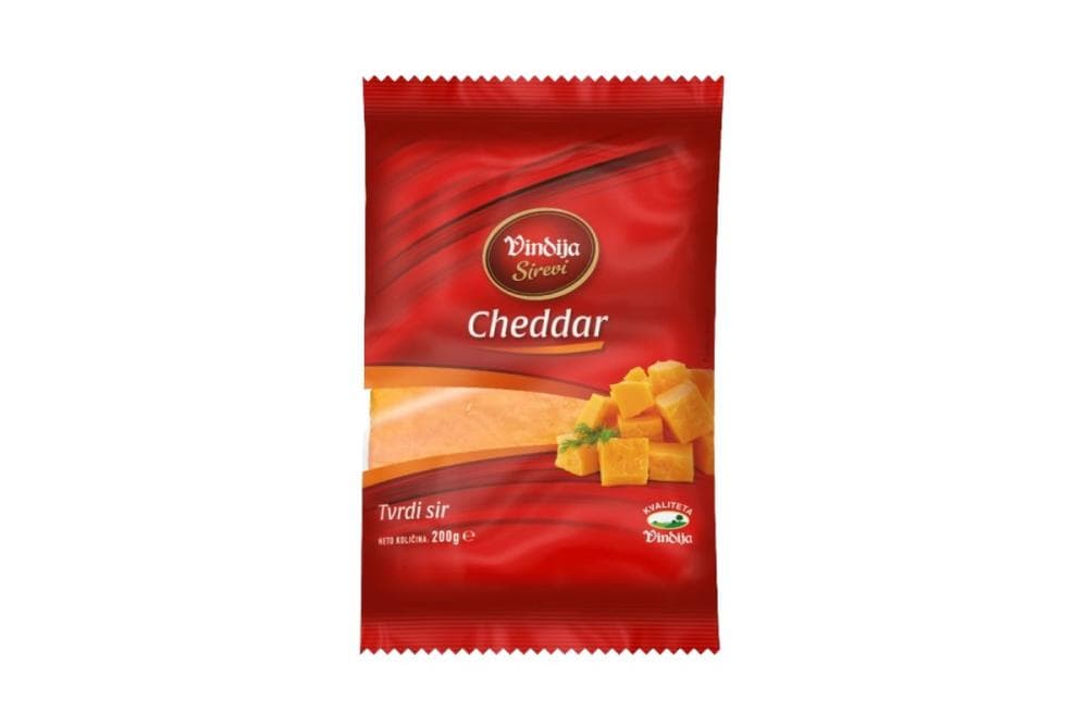 Vindija cheddar sir 200 g Akcija u trgovini Bakmaz