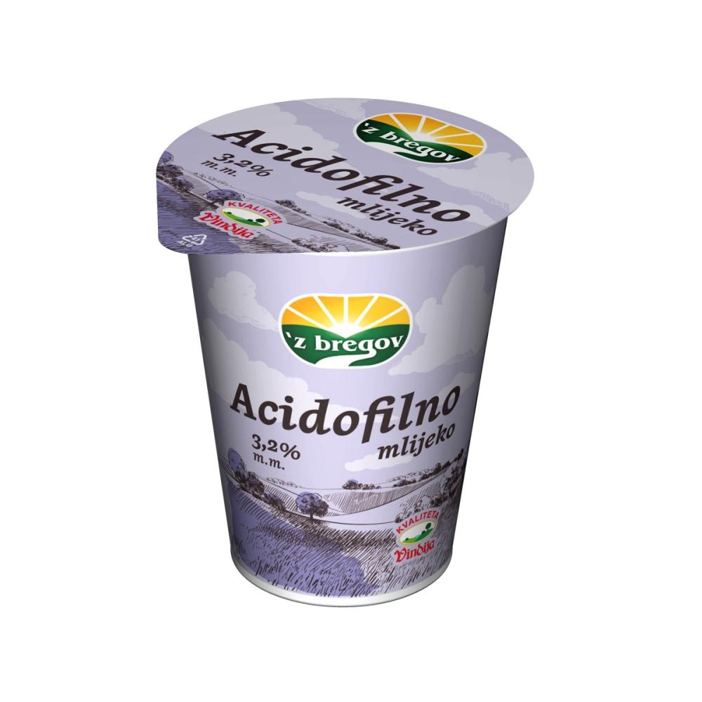 'Z bregov Acidofilno mlijeko 200g Akcija u trgovini Žabac